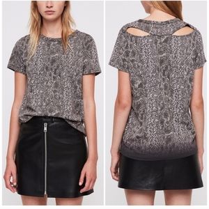 All Saints Kaa Joy Tee Shirt Sz XS